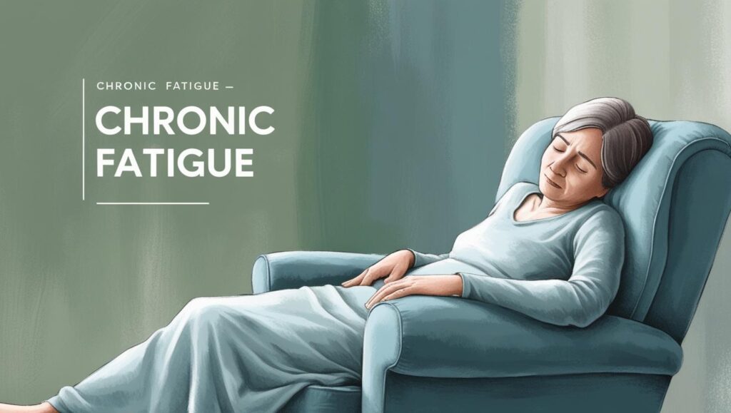 a lady drifting into a calm sleep