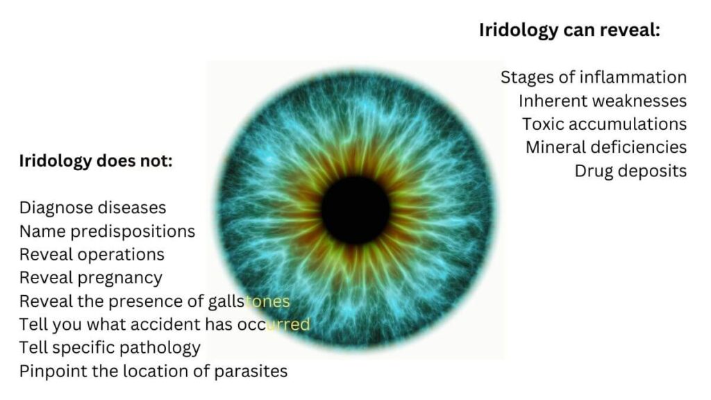 iridology can reveal